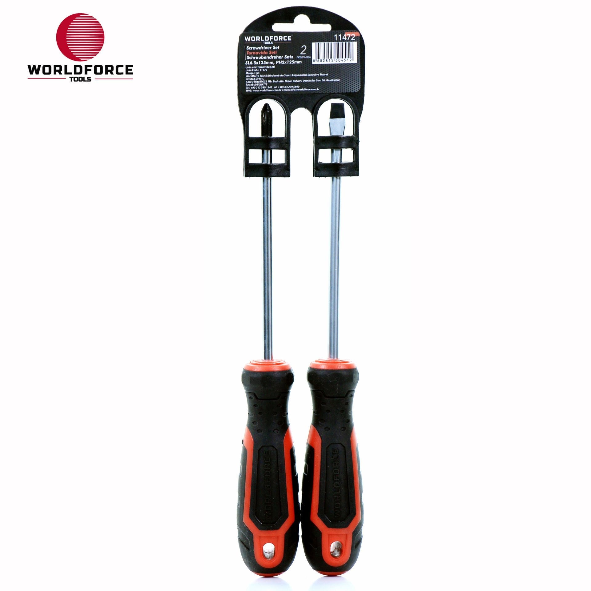Tornavida Seti 2 Parça 6150CRV (SL6.5х125мм)(PH2х125мм)