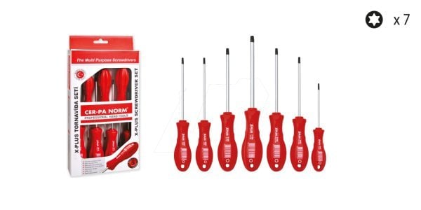 Cerpa Norm 7 Parça X-Plus Torx Tornavida Seti 1006 22 6700