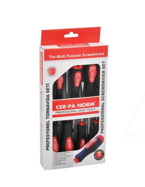 Cerpa Norm 6 Parça Prosoft Delikli Torx Tornavida Takımı 1008 22 8446