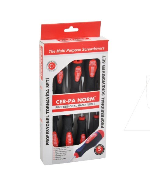 Cerpa Norm 6 Parça Prosoft Ballpoint Allen Tornavida Takımı 1008 22 8580