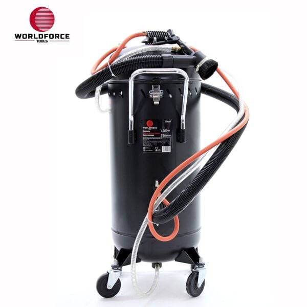 Kumlama Makinesi Vakumlu 28 Gallon Mobil 1200W
