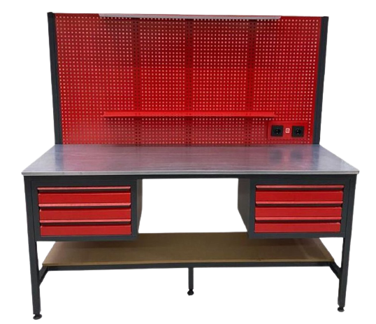 Takım Tezgahı 2 Metre 6 Çekmeceli