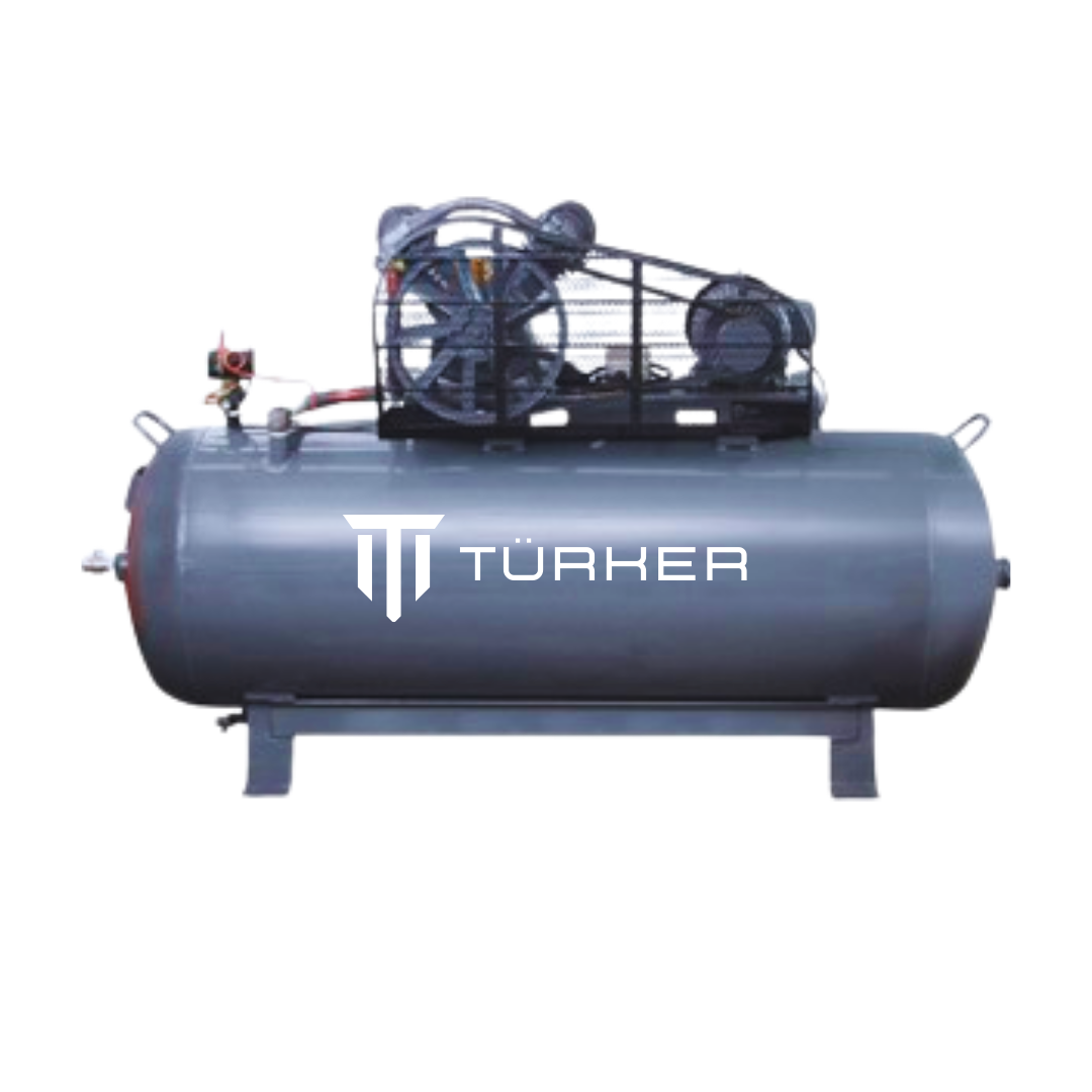 TÜRKER 200 LİTRE KOMPRESÖR 8 hp 220 volt