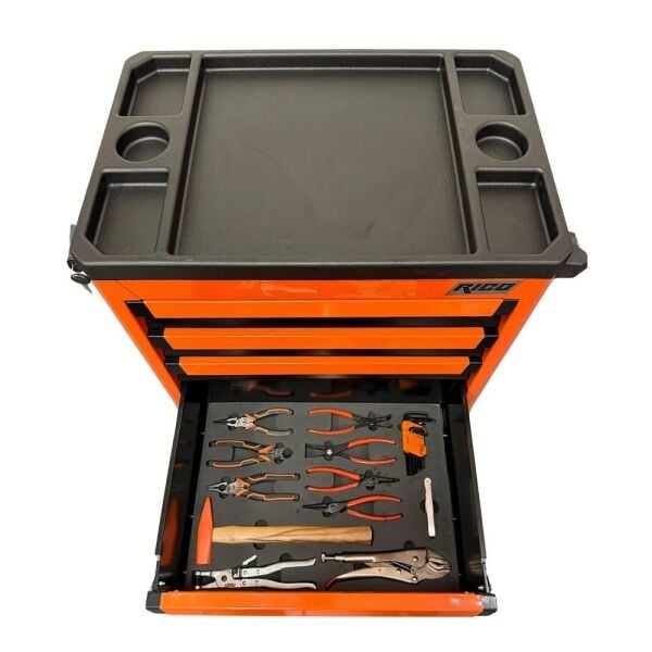 RICO 5 ÇEKMECELİ DOLU TAKIM ARABASI 185 PARÇA 025-TA0016