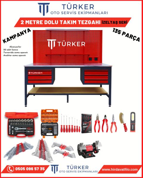 DOLU TAKIM TEZGAHI 2 METRE TEZGAH