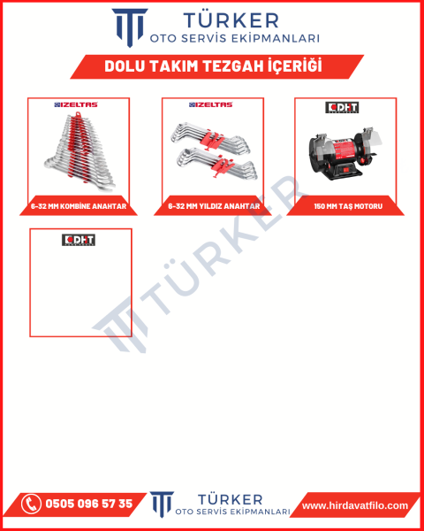 DOLU TAKIM TEZGAHI 2 METRE TEZGAH