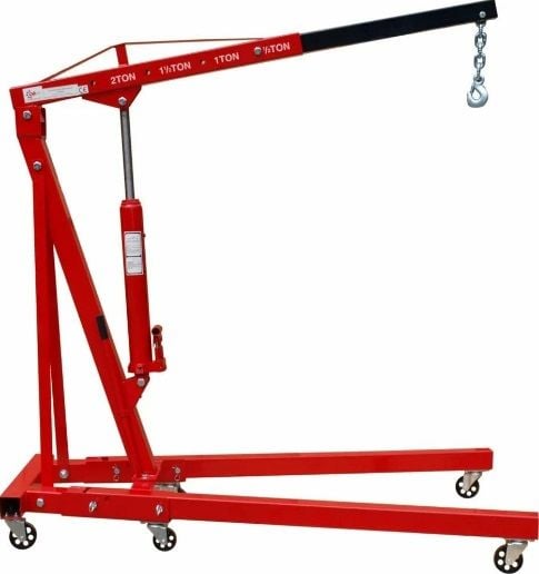 2 Ton Katlanır Tekerlekli Hidrolik Vinç