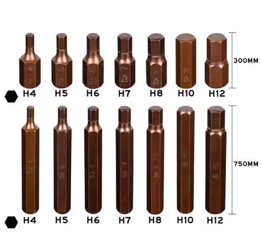 40 Parça Bits Uç Seti Torx Allen ve Spline (s2 Çelik Malzeme)