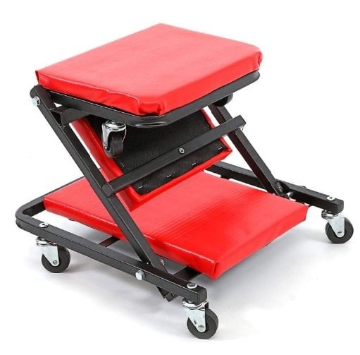 40'' Tabureli Tekerlekli Tamirci Kızağı (Araç Altı Yatma Tahtası)