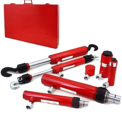 7 Parça Oto Şase Kaporta Doğrultma İttirme ve Çektirme Piston Silindir Seti
