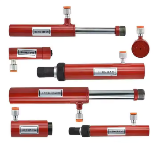 7 Parça Oto Şase Kaporta Doğrultma İttirme ve Çektirme Piston Silindir Seti