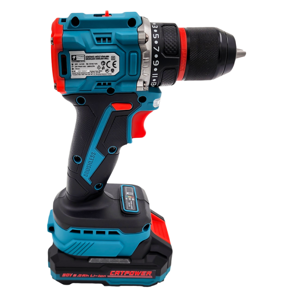 CATPOWER KÖMÜRSÜZ AKÜLÜ VİDALAMA Li-ion (SET) 10 MM 20V 2.0 Ah CATE1010
