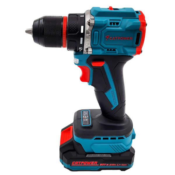 CATPOWER KÖMÜRSÜZ AKÜLÜ VİDALAMA Li-ion (SET) 10 MM 20V 2.0 Ah CATE1010