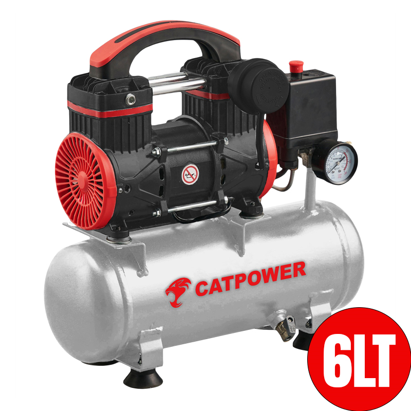 CATPOWER SESSİZ VE YAĞSIZ KOMPRESÖR 1 HP 6 LT CAT1111