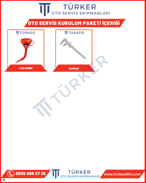 Oto Servis Motor Mekanik Kurulum Paketi Full Paket