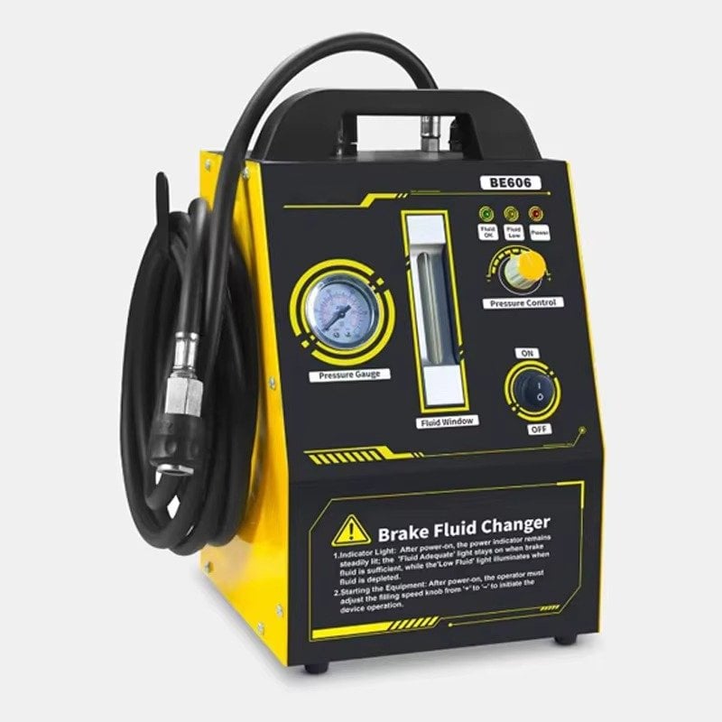 Fren Hidrolik Değişim Cihazı 220v ve 16 Parça Kapak Seti
