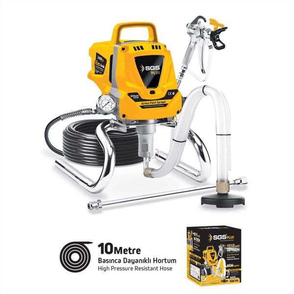SGS HAVASIZ BOYA PÜSKÜRTME MAKİNESİ 1010 WATT 207 BAR SGS5280