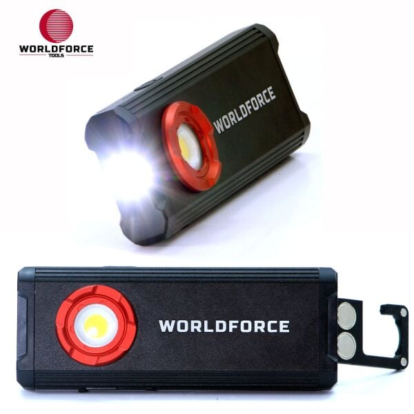 Şarjlı El Lambası COB+SMD Ledli 800 Lm (4000 mAh)