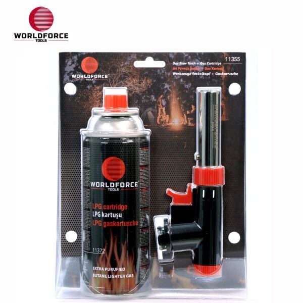 Jet Pürmüz Başlığı + LPG Gaz Kartuşu 400ml